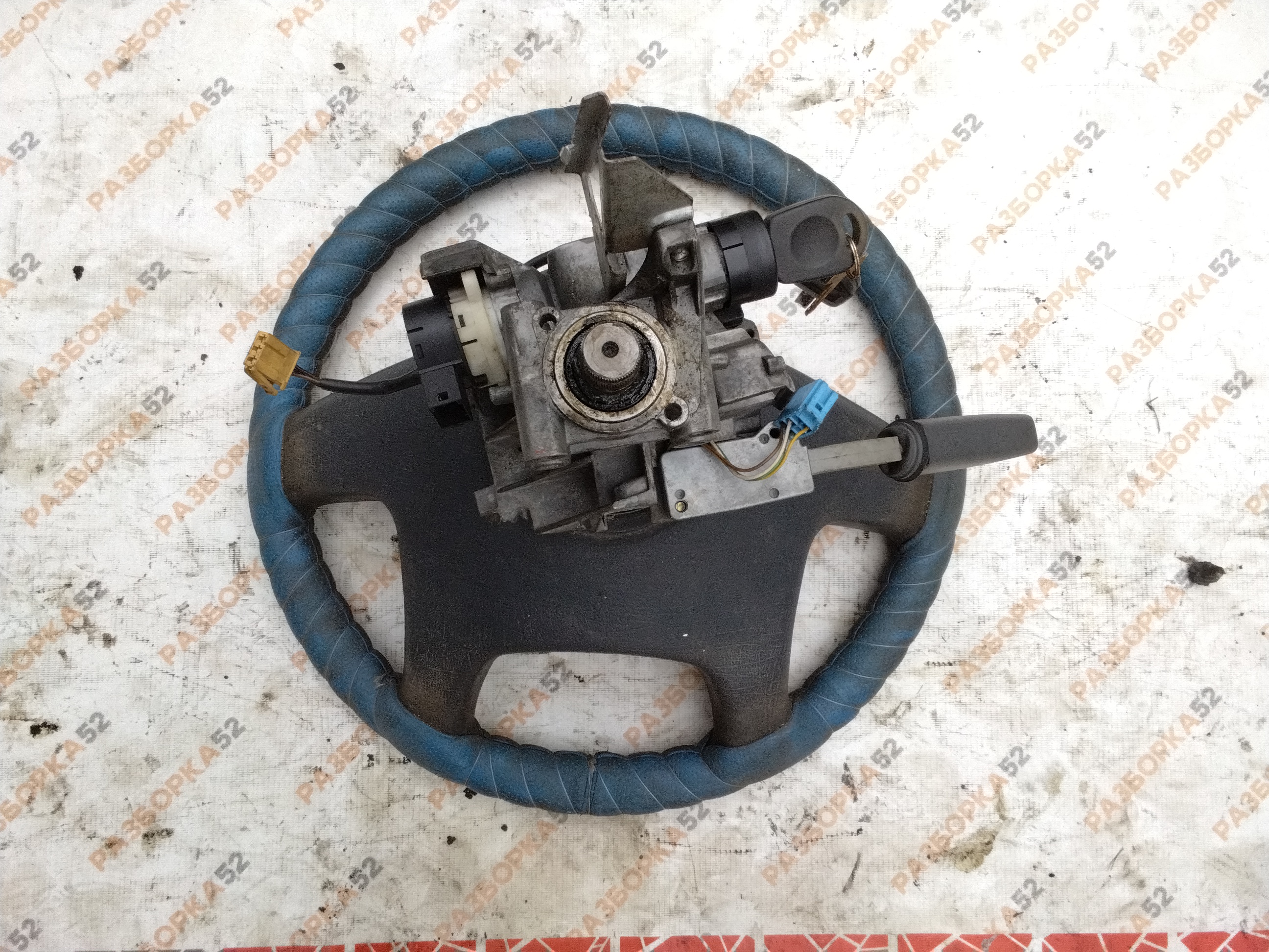 183 Рулевая колонка с замком зажигания Ман MAN AM60HP, Замок зажигания -  81255016035 460429, 255090110 - переключатель подрулевой, AM60HP, 255090110 - руль,
