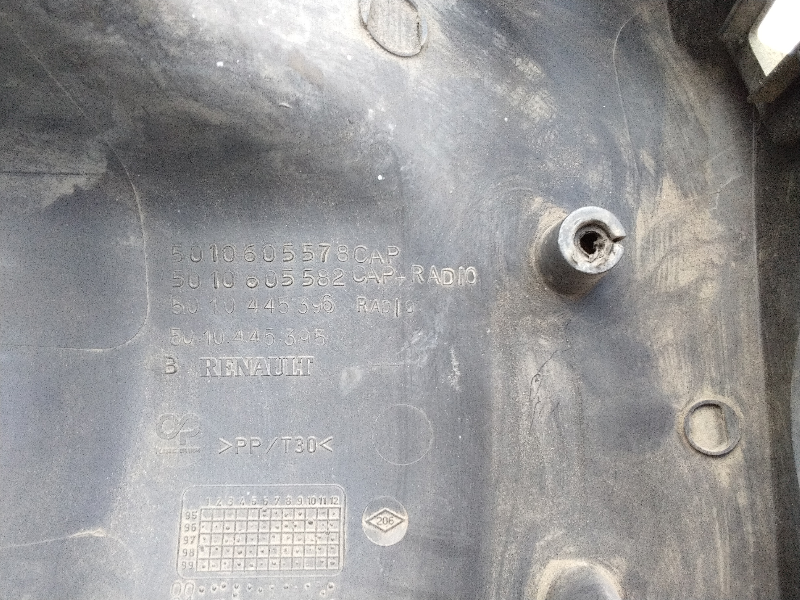 Кожух рулевой колонки Renault Premium Рено Премиум 5010445396 5010445400 5010605578 5010605582 5010445395