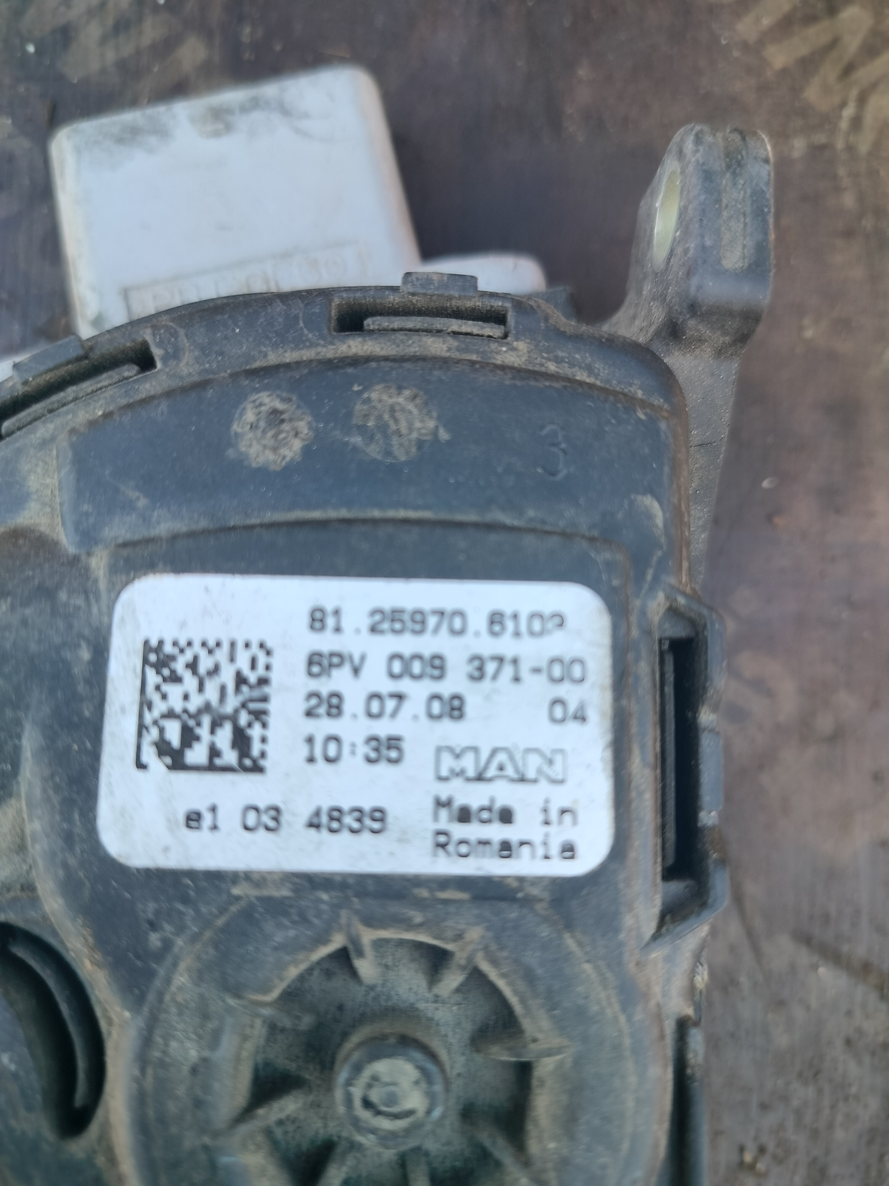 Педаль газа MAN TGA 81259706103 6pv00937100 81259706100