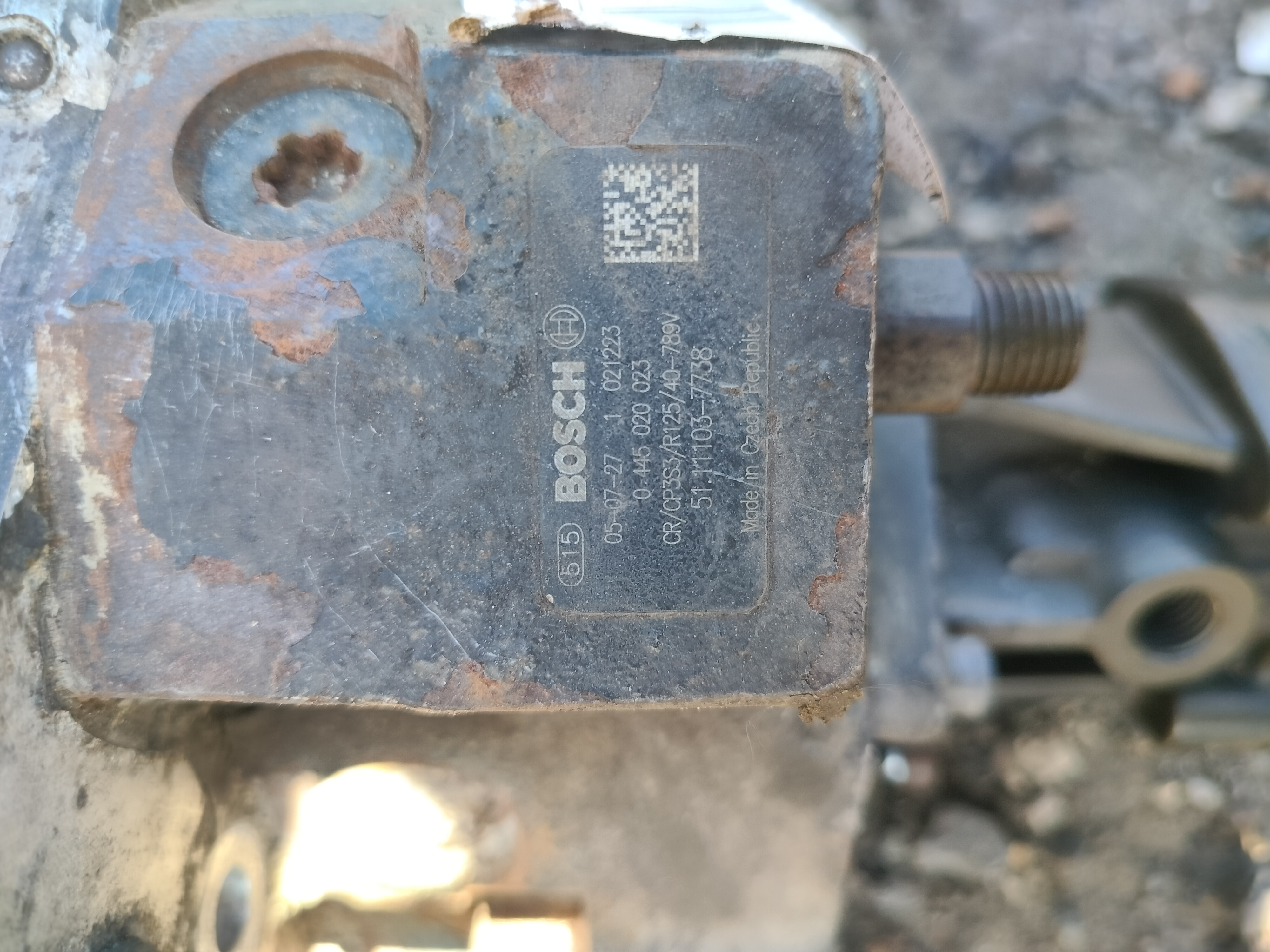ТНВД Топливный насос MAN TGA Common Rail двигатель D2066 51111037738 0445020023 0986437351