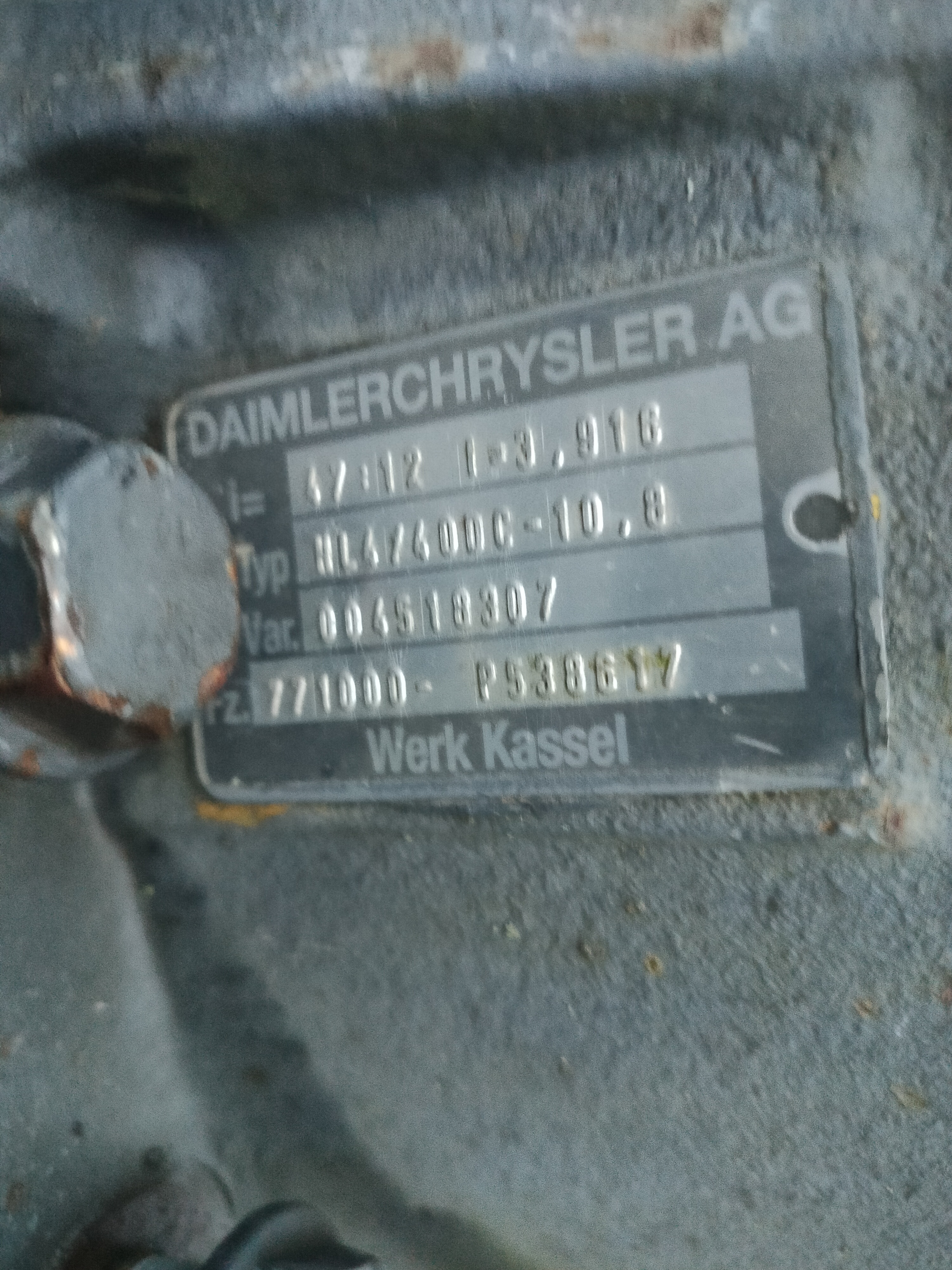 27508 Редуктор заднего моста Mercedes Atego HL4 40DC 47-12 3.916