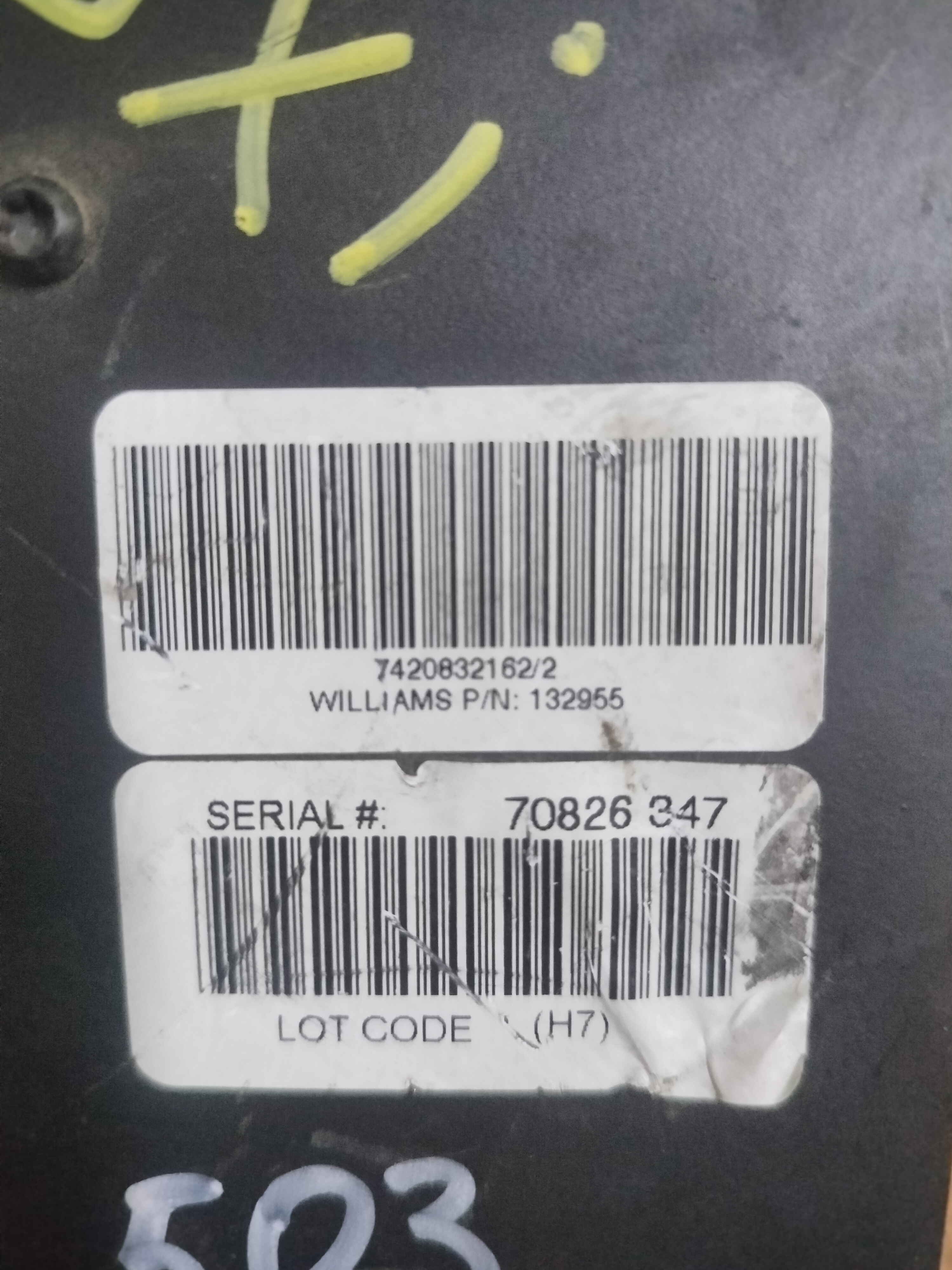 7420832162 педаль газа Renault premium DXI11 7482492420