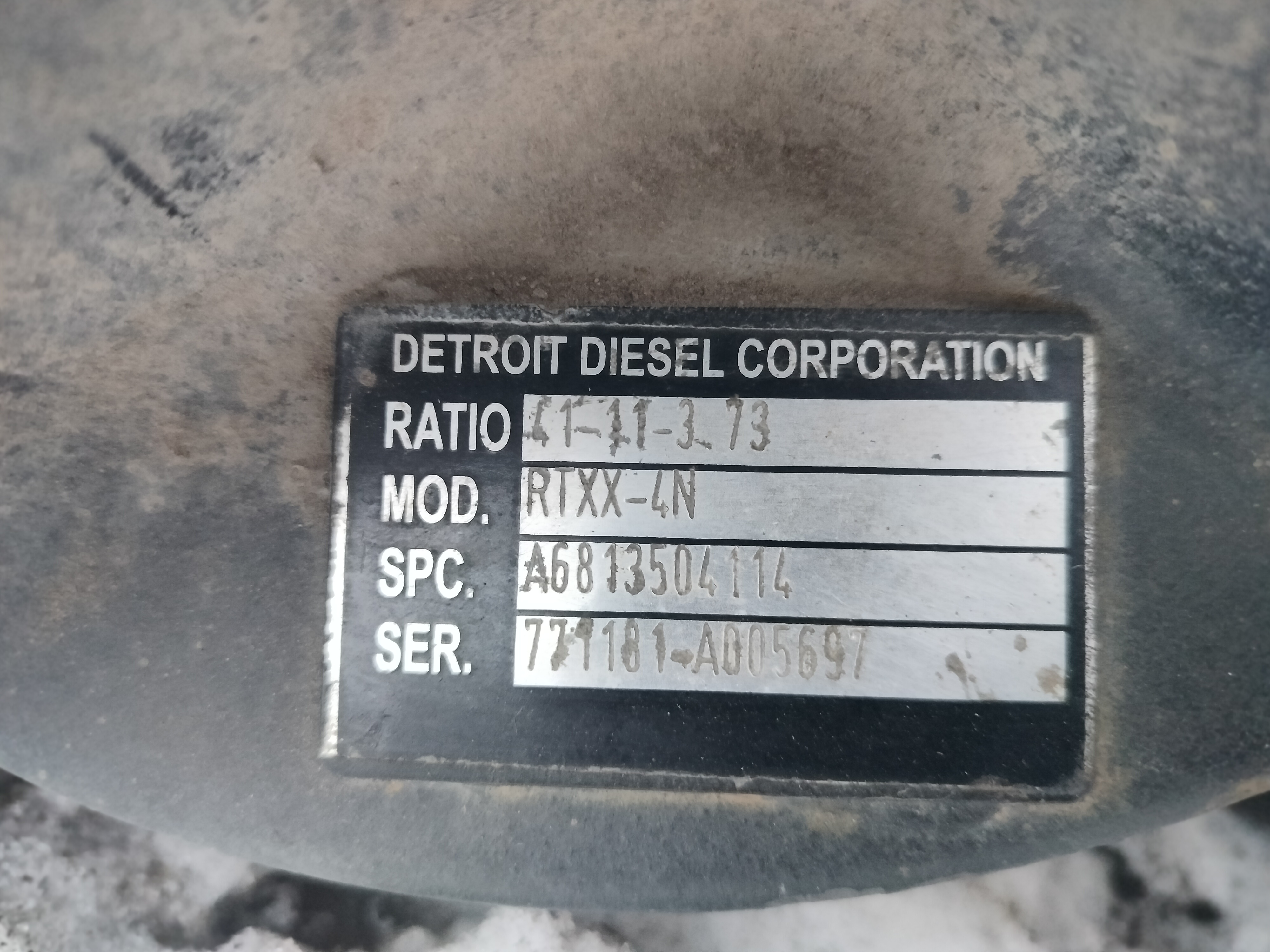 Редуктор задний A6813504114 HLP 41/11 3.73 КАМАЗ 65206