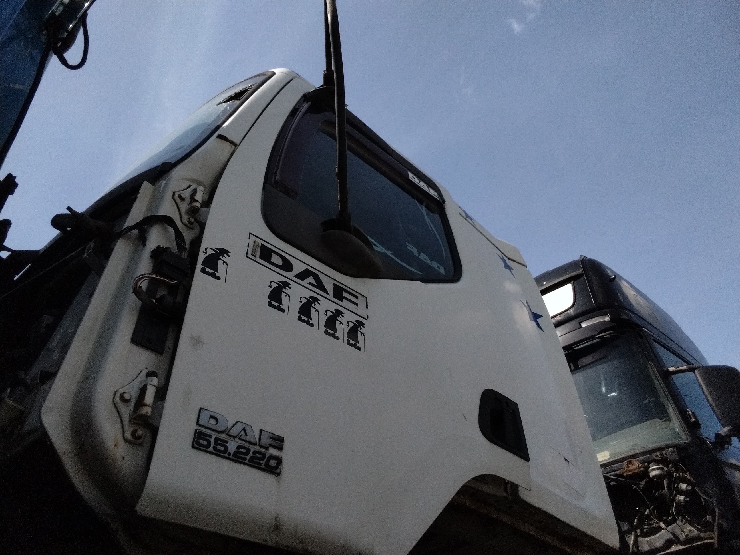 Каркас кабины DAF LF 55 45 2005 года белая