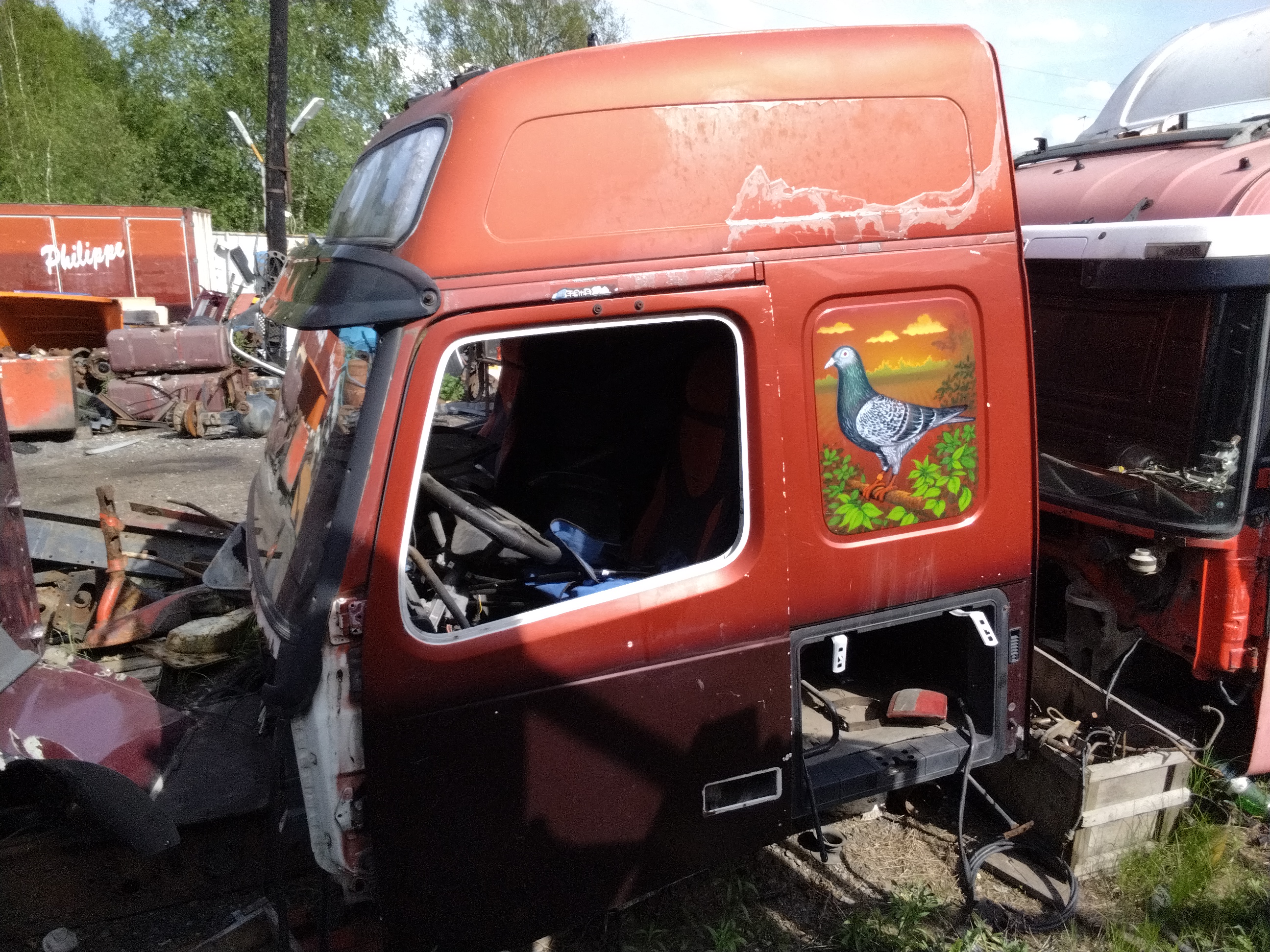 Каркас кабины бу Вольво FH12 квадратные фары