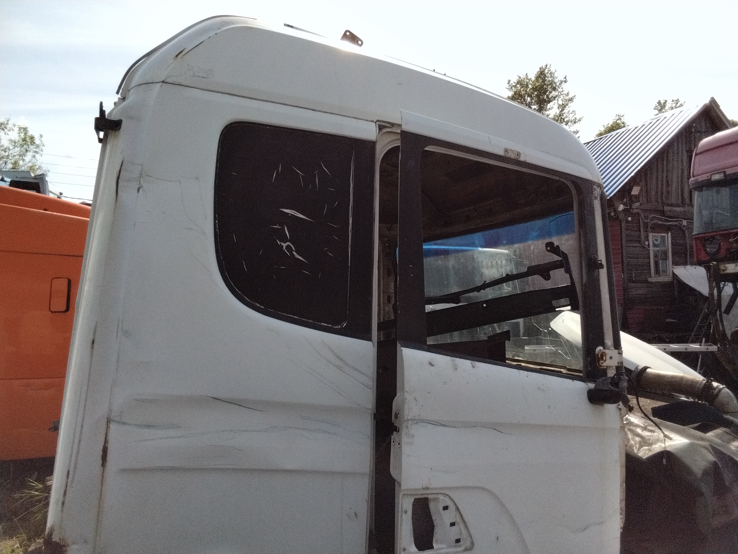 Каркас кабины бу белый Скания Scania 4-seria