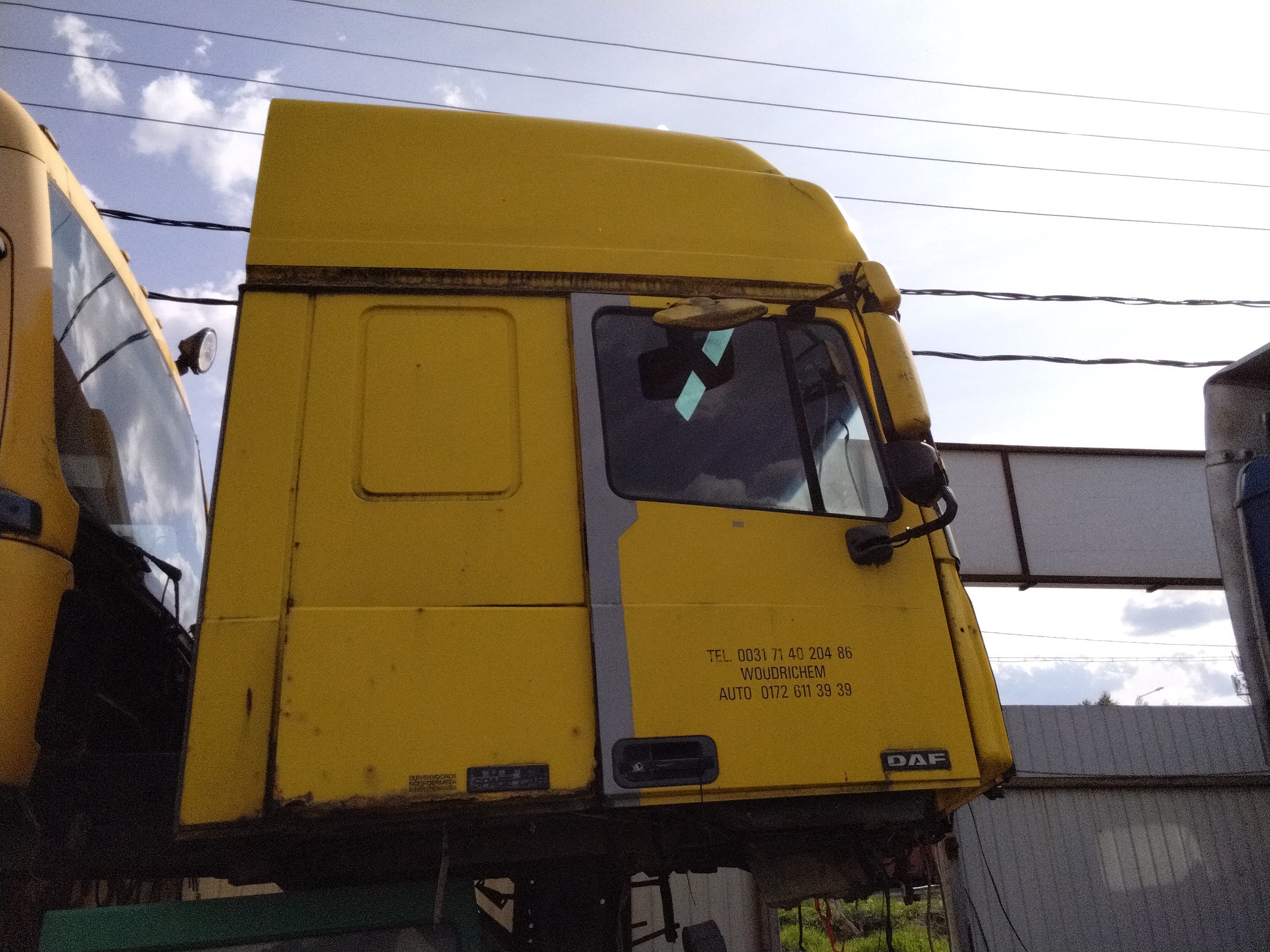 Каркас кабины бу DAF 95 ATI высокая крыша переходная модель XF