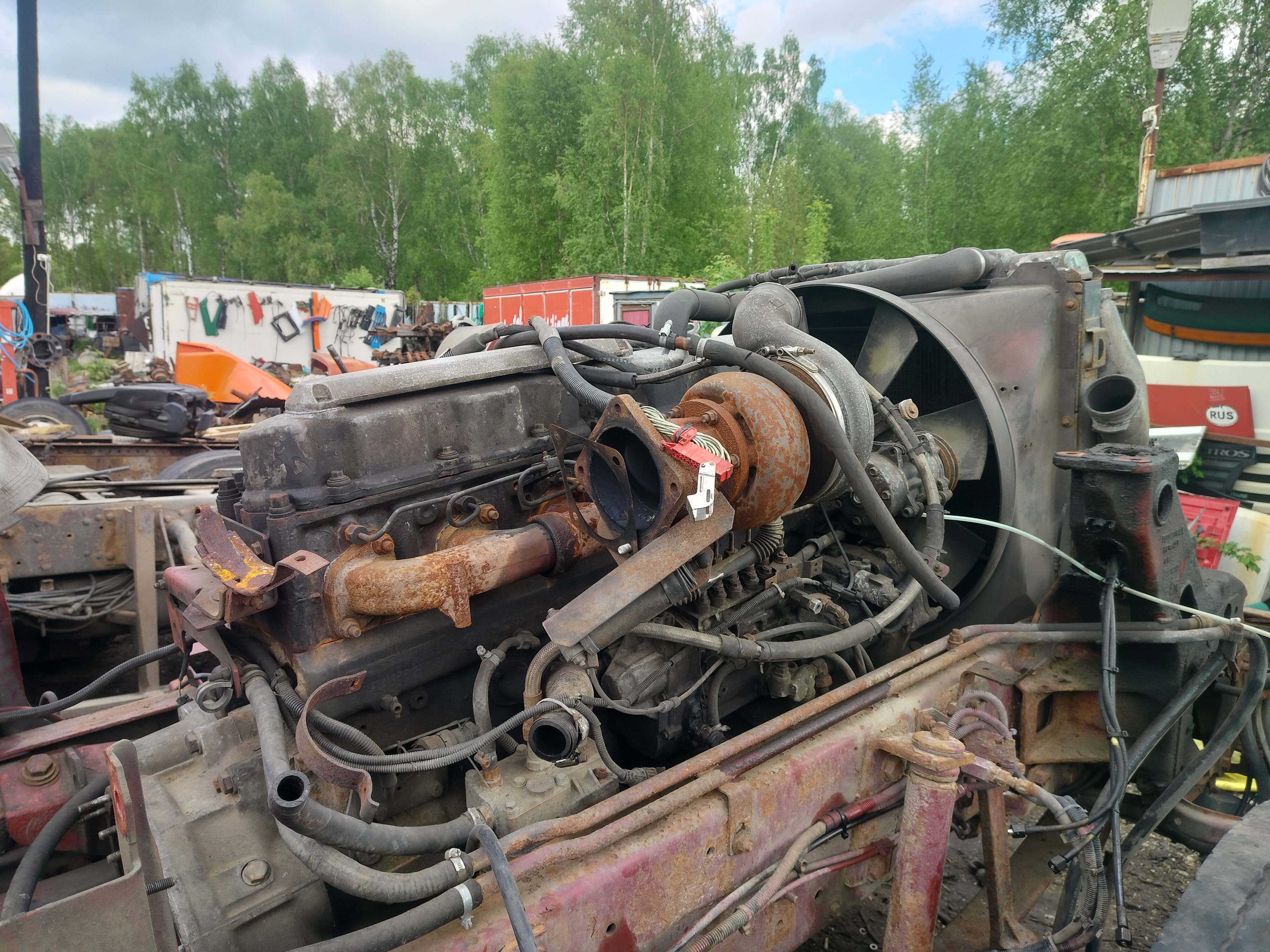 Двигатель БУ мак 430 MACK430 рено магнум Renault Magnum