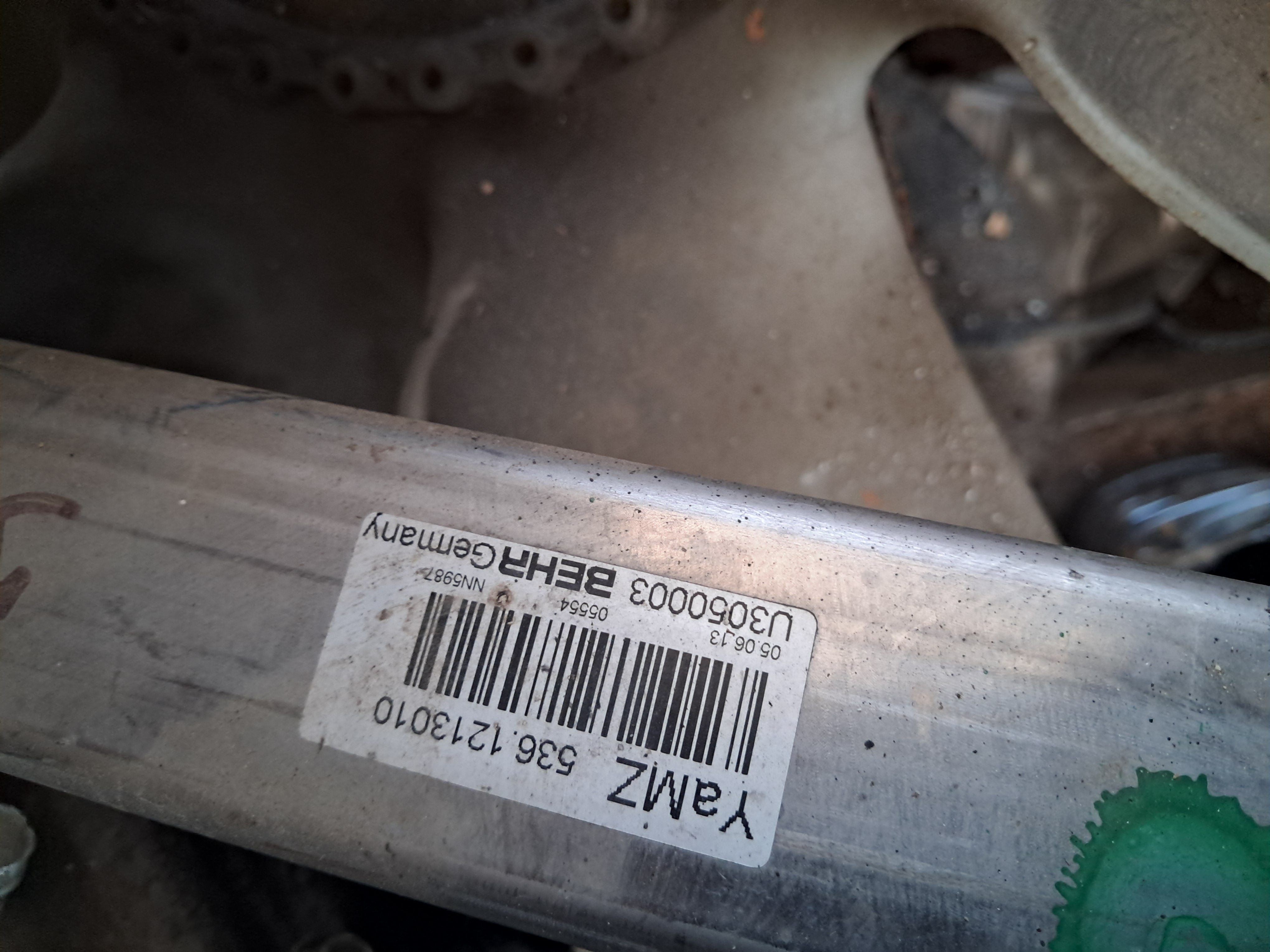 радиатор отработанных газов ямз536