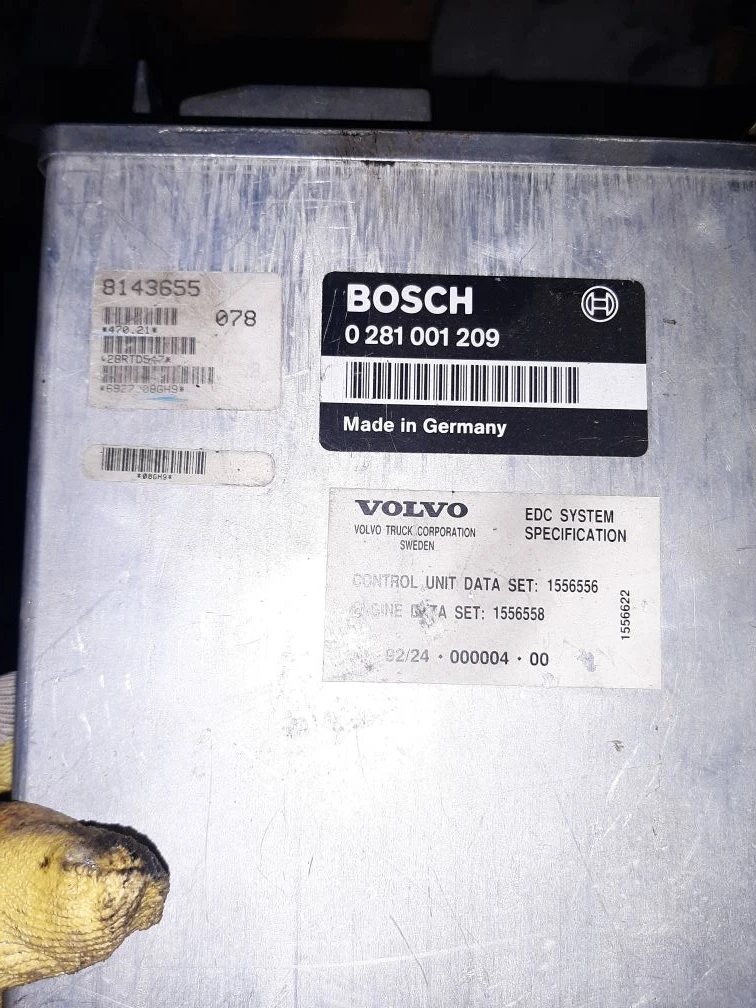 0281001209 8143655 1555658 1556622 Блок управления двигателем D16A TD162 TD163