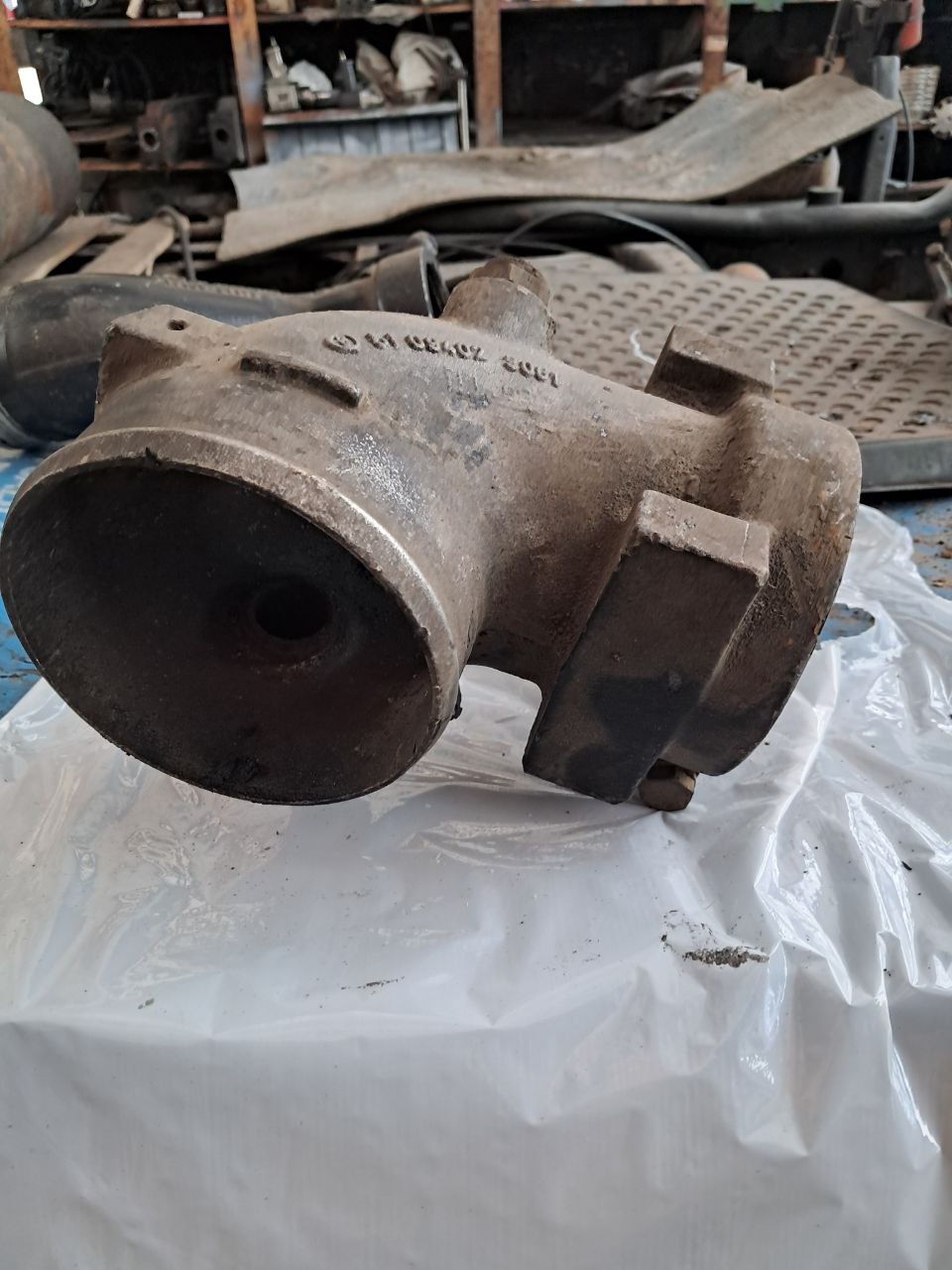 Патрубок алюминевый man 2866 и 2876