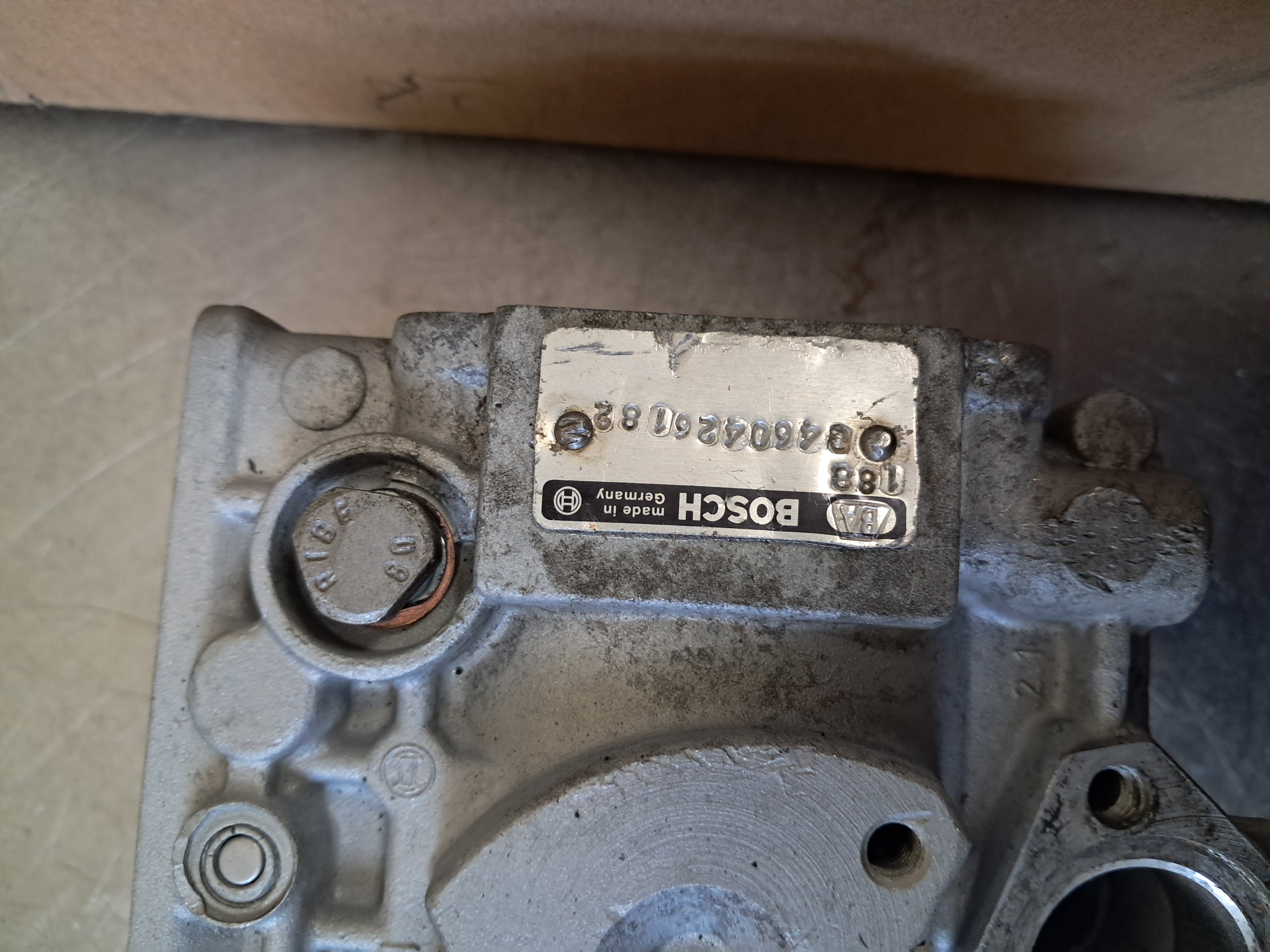 Корпус тнвд man 0824-0826 алюминевый 2 шпильки